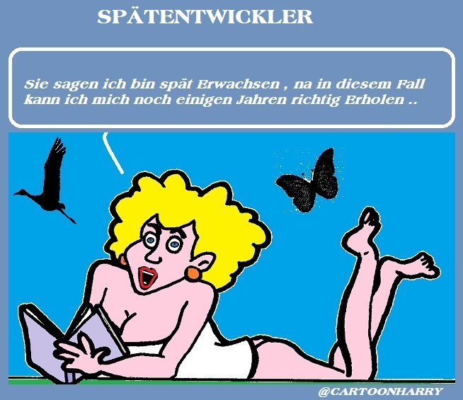 Cartoon: Spätentwickler 1