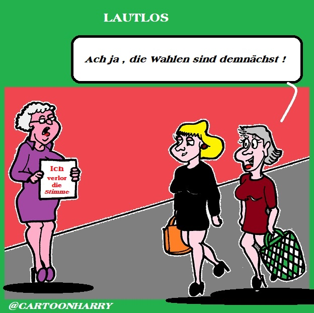 Cartoon: Lautlos 1