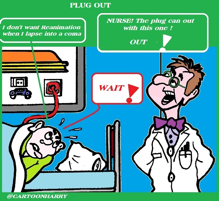Cartoon: Plug Out 1