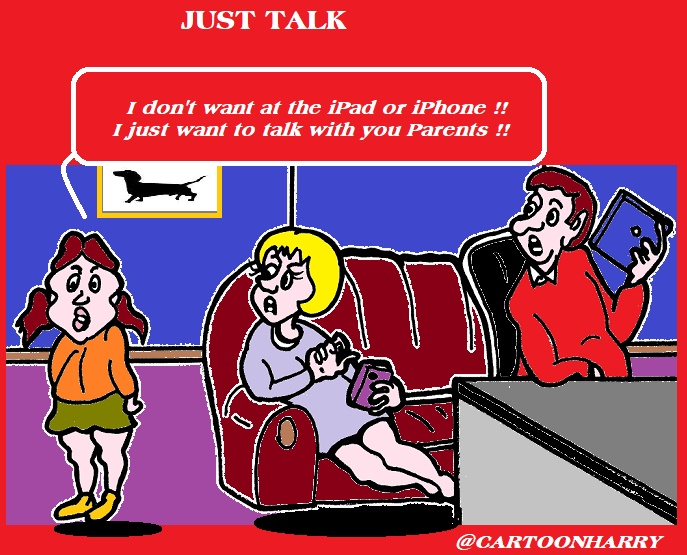 Cartoon: Just Talk 1