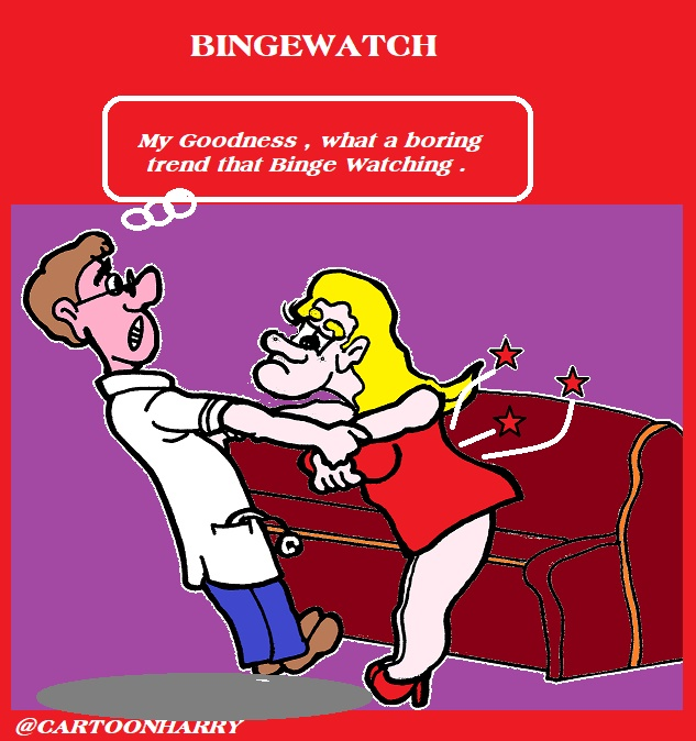 Cartoon: Binge Watching 1