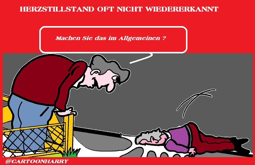 Cartoon: Herzstillstand 1