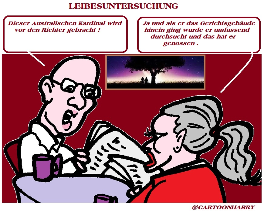 Cartoon: Durchsuchung 1