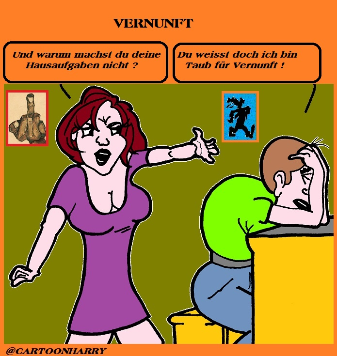 Cartoon: Kein Grund 1