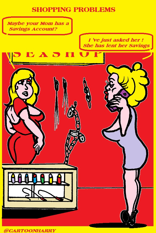 Cartoon: Shopping Problems 1
