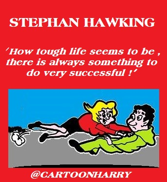Cartoon: Stephan Hawking 1