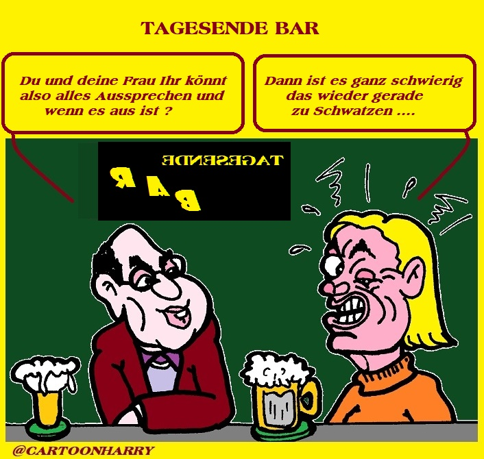 Cartoon: Tagesende Bar 1