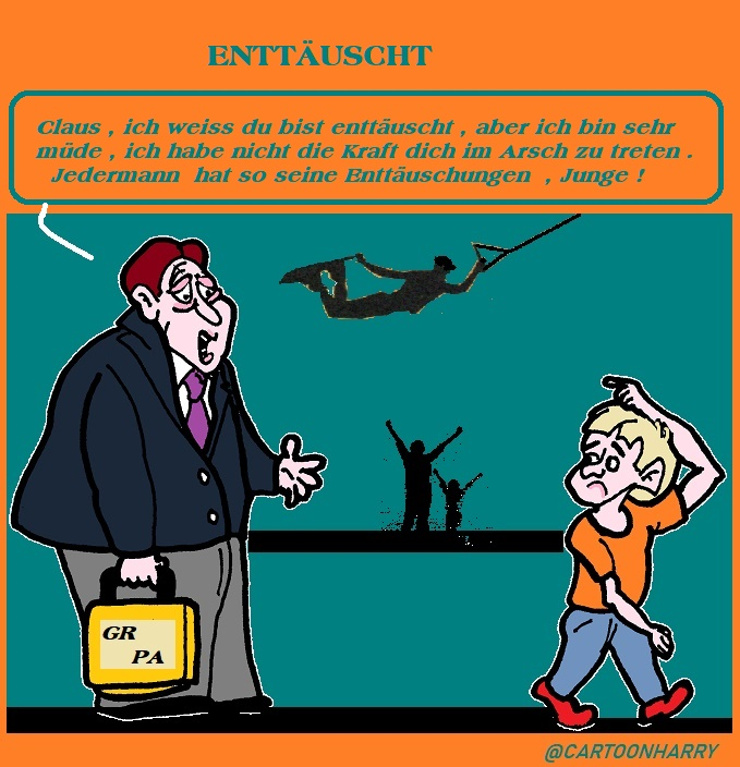 Cartoon: Enttäuscht 1