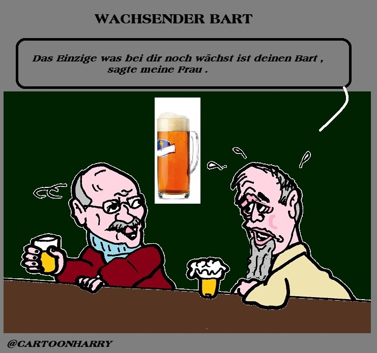 Cartoon: Wachsender Bart 1