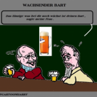 Wachsender Bart