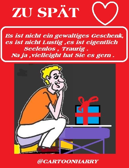 Cartoon: Zu Spät 1