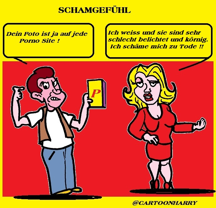 Cartoon: Schamgefühl 1