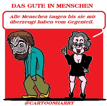 Cartoon: Das Gute in Menschen 1