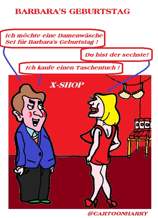 Cartoon: Barbara 's  Geburtstag 1