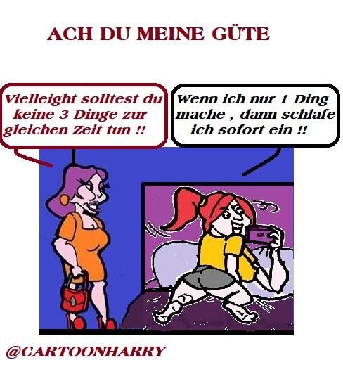 Cartoon: Drei Dinge 1