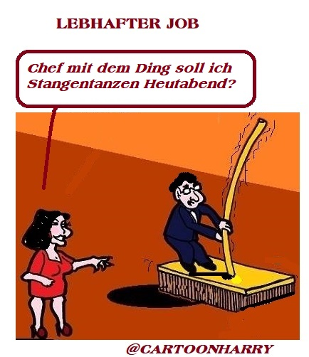 Cartoon: Lebhafter Job 1