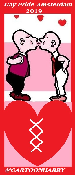 Cartoon: Gay Pride Amsterdam 2019 1