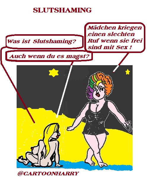 Cartoon: Slutshaming 1