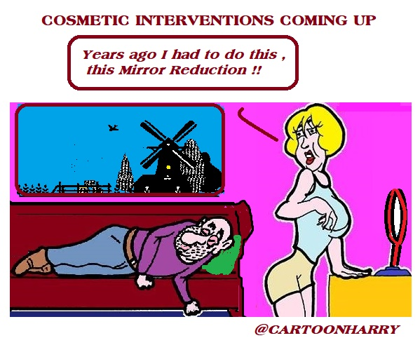 Cartoon: Cosmetic Interventions 1