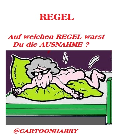 Cartoon: Regel 1