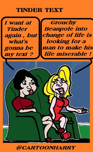 Cartoon: Tinder Text 1