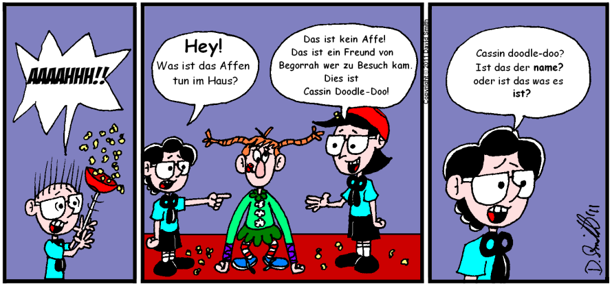 Comic: Dichter Tinte. Karikatur für 13. März 2011 1