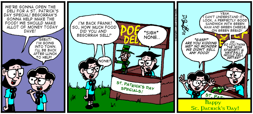Cartoon: Poet Ink. comic for March 17, 2011 1