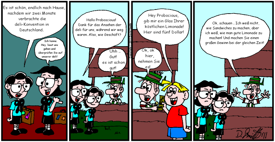 Comic: Dichter Tinte. (Poet Ink.) Karikatur für 4. September 2011 1