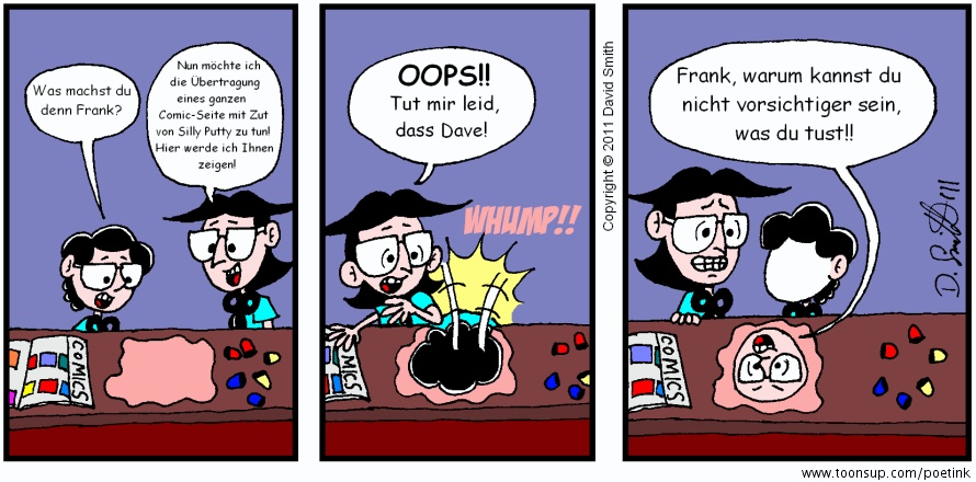 Comic: Dichter Tinte. (Poet Ink.) Karikatur für 18. September 2011 1