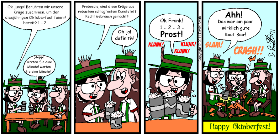 Comic: Dichter Tinte. (Poet Ink.) Karikatur für 3. Oktober 2011 1