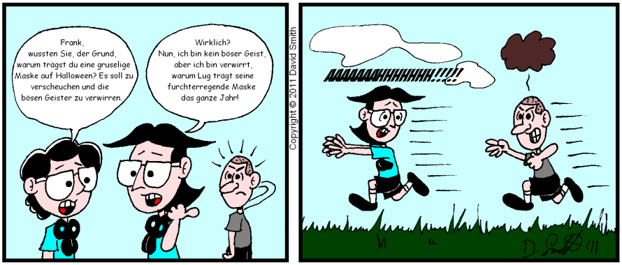 Comic: Dichter Tinte. (Poet Ink.) Karikatur für 9. Oktober 2011 1