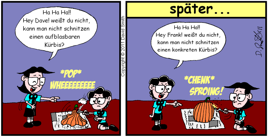 Comic: Dichter Tinte. (Poet Ink.) Karikatur für 23. Oktober 2011 1