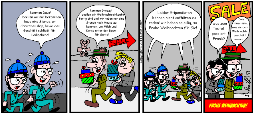Comic: Dichter Tinte. (Poet Ink.) Karikatur für 26. Dezember 2011 1