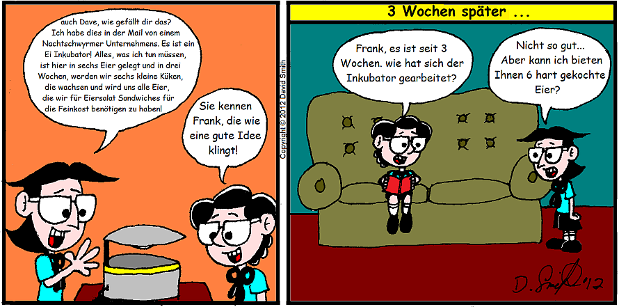 Comic: Dichter Tinte. Karikatur für 3. März 2012 1