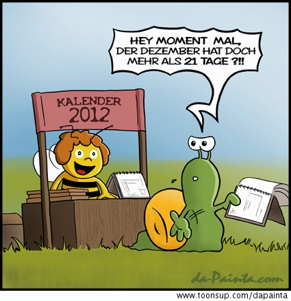 Cartoon: in einem unbekanntem Land... 1