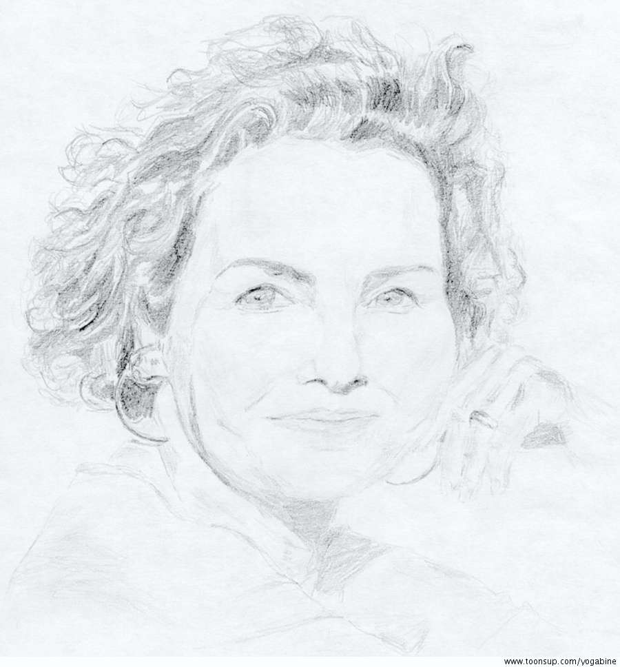 Illustration: Portrait: Gudrun Landgrebe 1