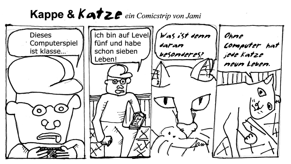 Comic: Kappe & Katze Neun Leben 1