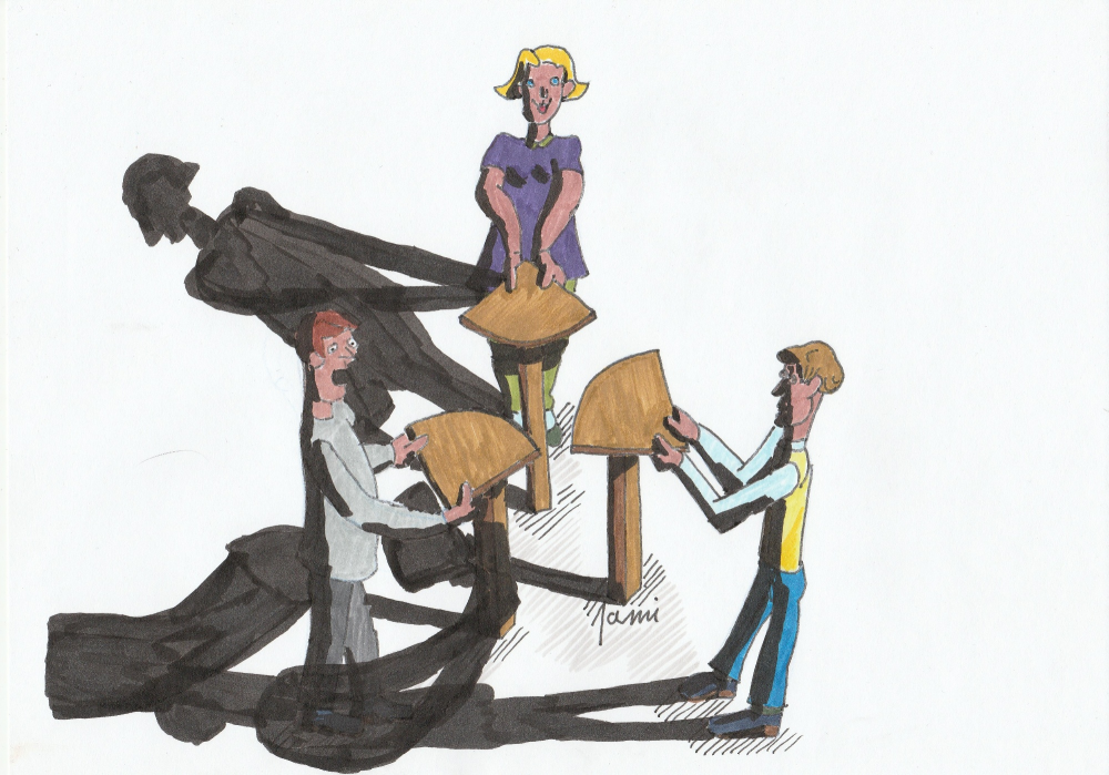 Cartoon: Runder Tisch 1