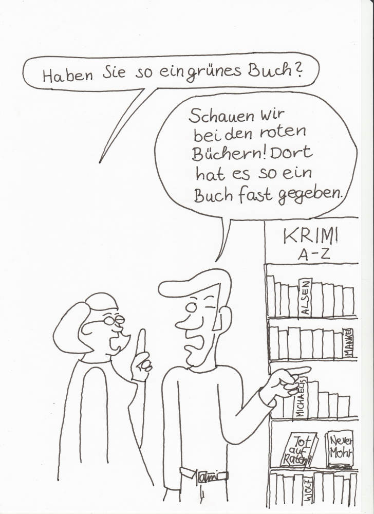 Cartoon: Grünes Buch 1