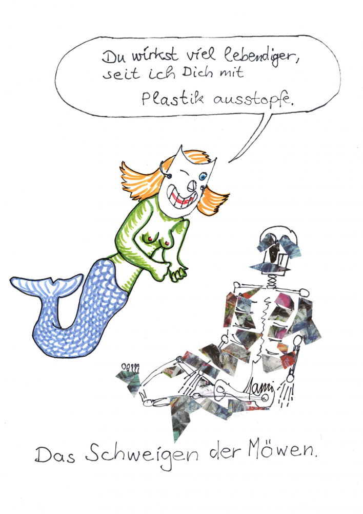 Cartoon: Schweigen 1