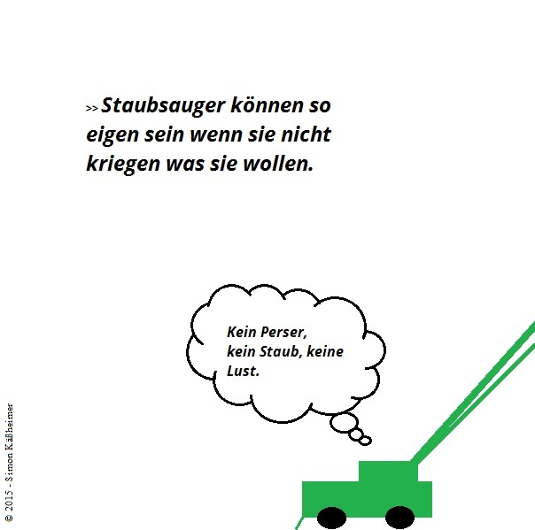 Cartoon: Staubsaugerstreik 1