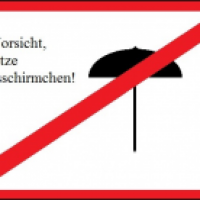 Achtung Eisschirmchen