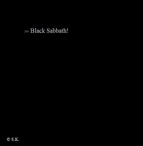 Cartoon: Black Sabbath 1