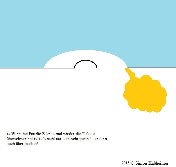 Cartoon: Eskimotoilette 1