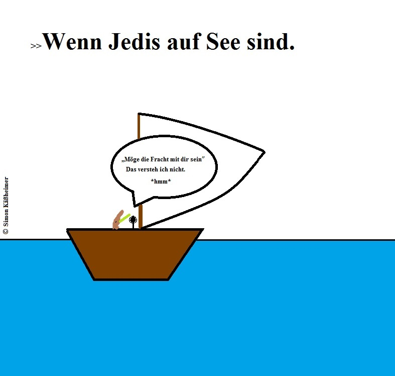 Cartoon: Jedis auf See 1