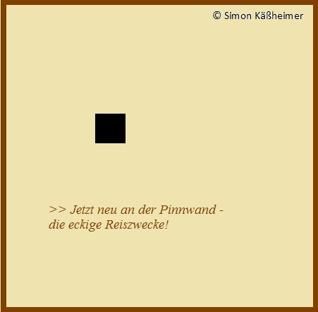 Cartoon: Eckige Reiszwecke 1