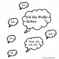 Egozentrische Denkblasen