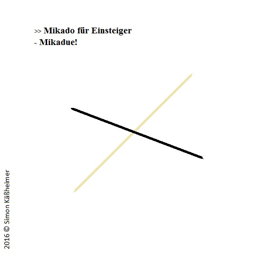Cartoon: Mikadovariante 1