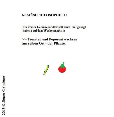 Cartoon: Gemüsephilosophie II 1