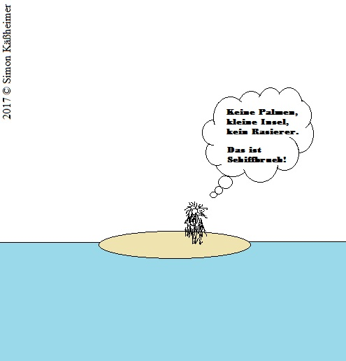 Cartoon: Schiffbruch von seiner übelsten Seite! ;) 1